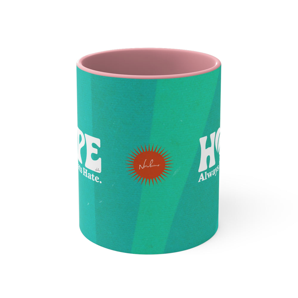 Hope Always Defeats Hate - 11oz Accent Mug (Australian Printed)