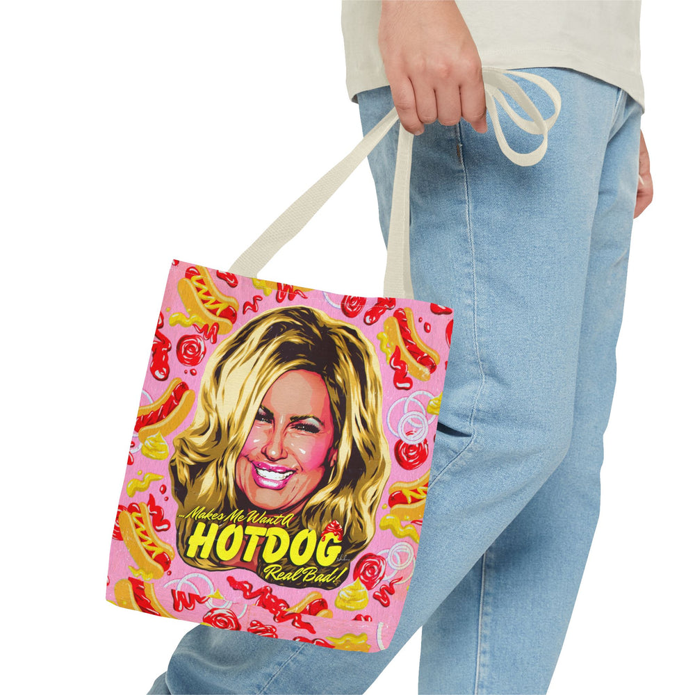 Makes Me Want A Hot Dog Real Bad! [US-Printed] - Tote Bag (AOP)