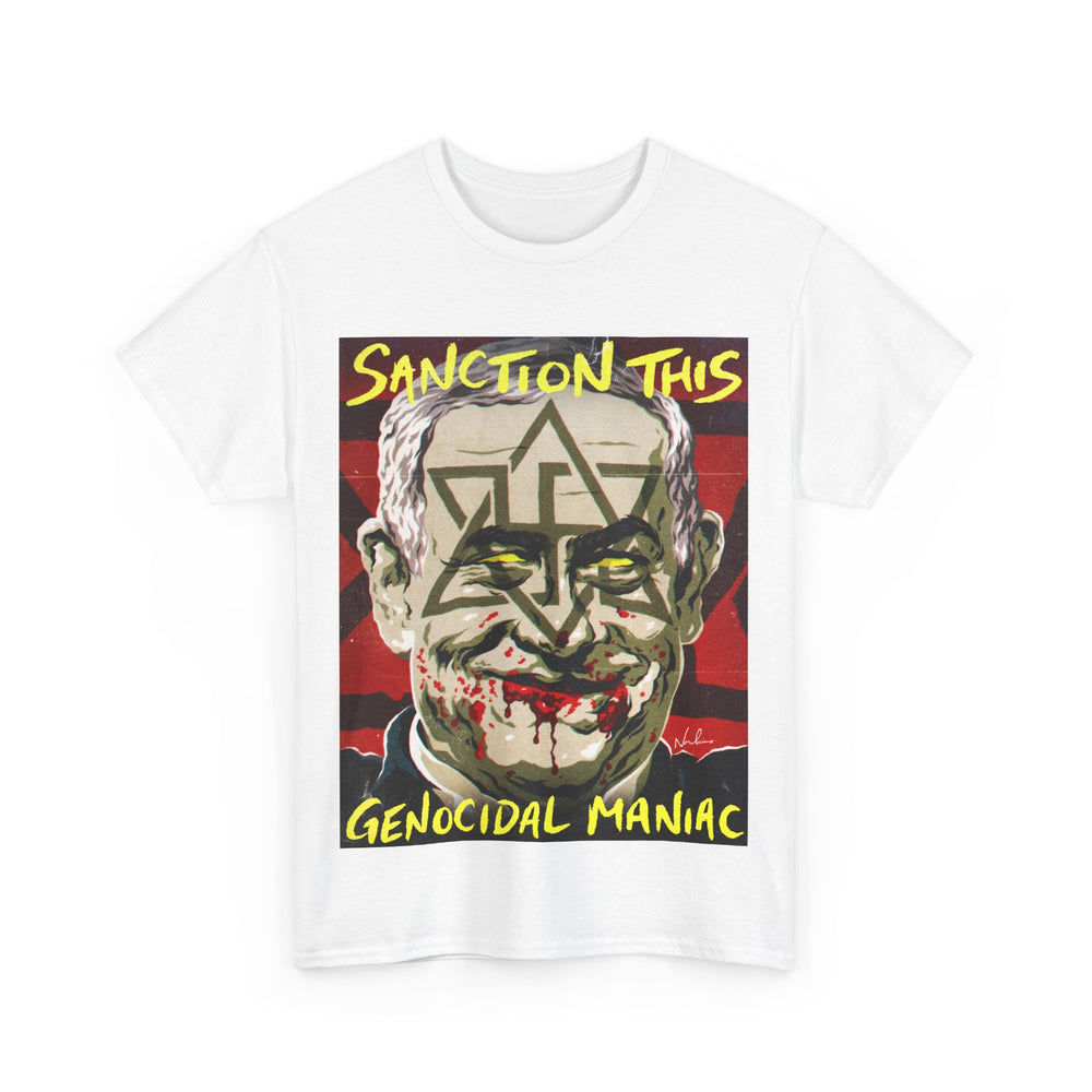 Sanction This Genocidal Maniac [Australian-Printed] - Unisex Heavy Cotton Tee