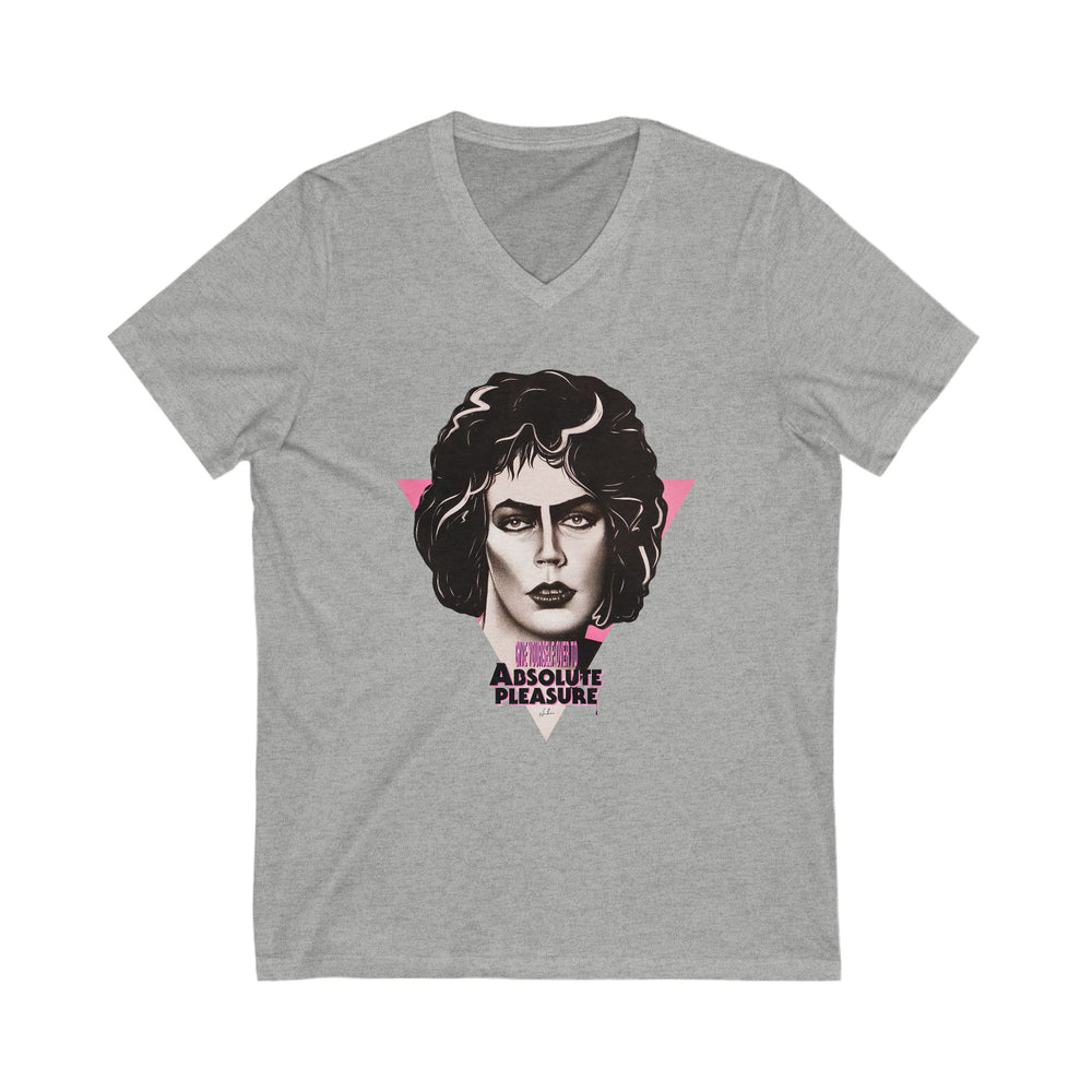 Give Yourself Over To Absolute Pleasure [US-Printed] - Unisex Jersey Short Sleeve V-Neck Tee