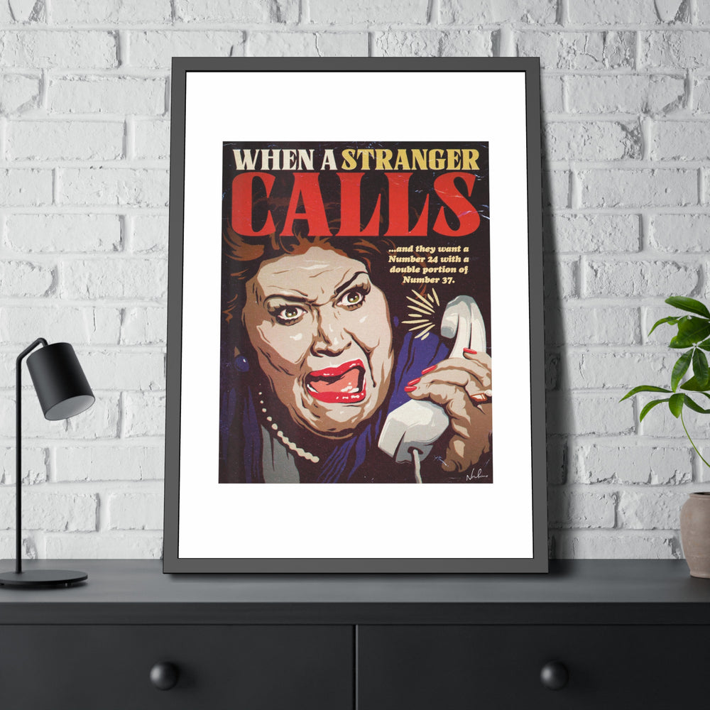 When A Stranger Calls - Framed Paper Posters