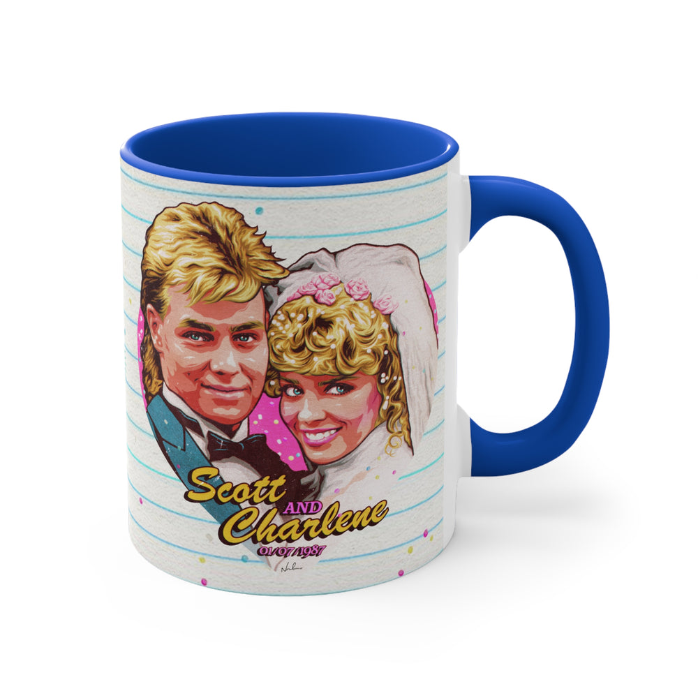 Scott and Charlene - 11oz Accent Mug (Australian Printed)