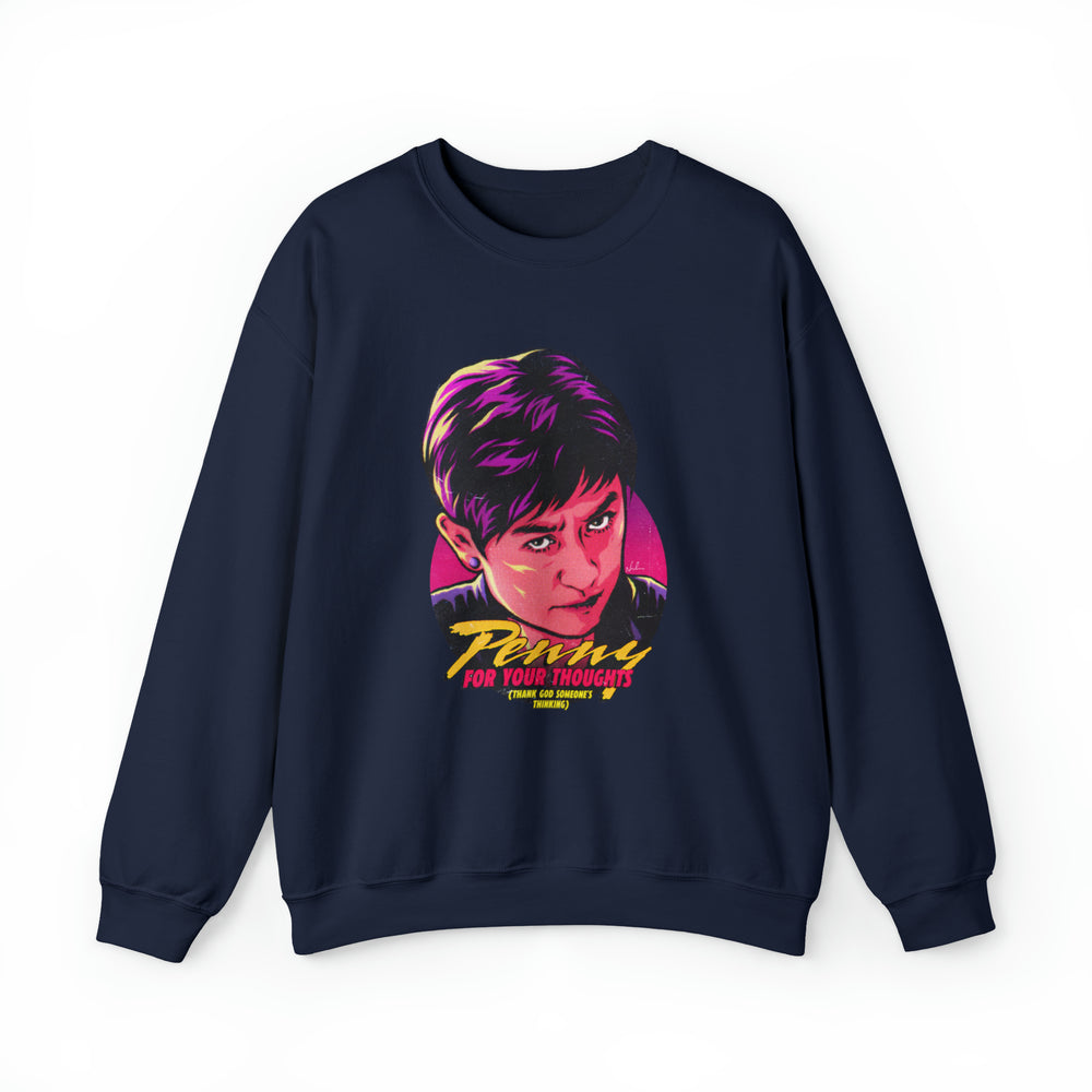 Penny For Your Thoughts [Australian-Printed] Unisex Heavy Blend™ Crewneck Sweatshirt