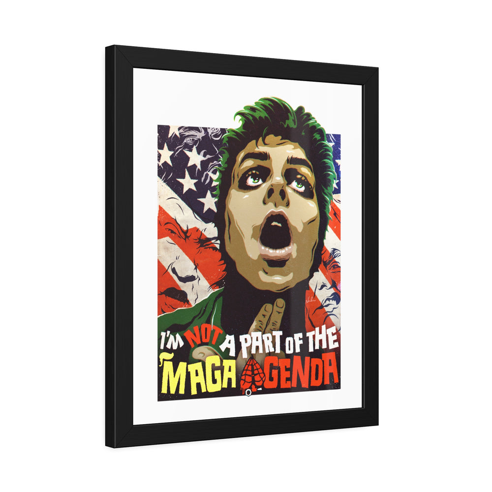 MAGA AGENDA - Framed Paper Posters