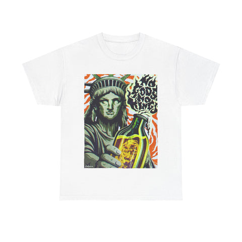 NO GODS, NO KINGS [Australian-Printed] - Unisex Heavy Cotton Tee