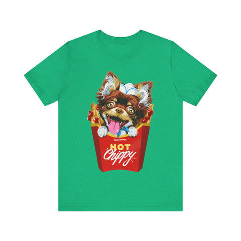 HOT CHIPPY [UK-Printed] - Unisex Jersey Short Sleeve Tee