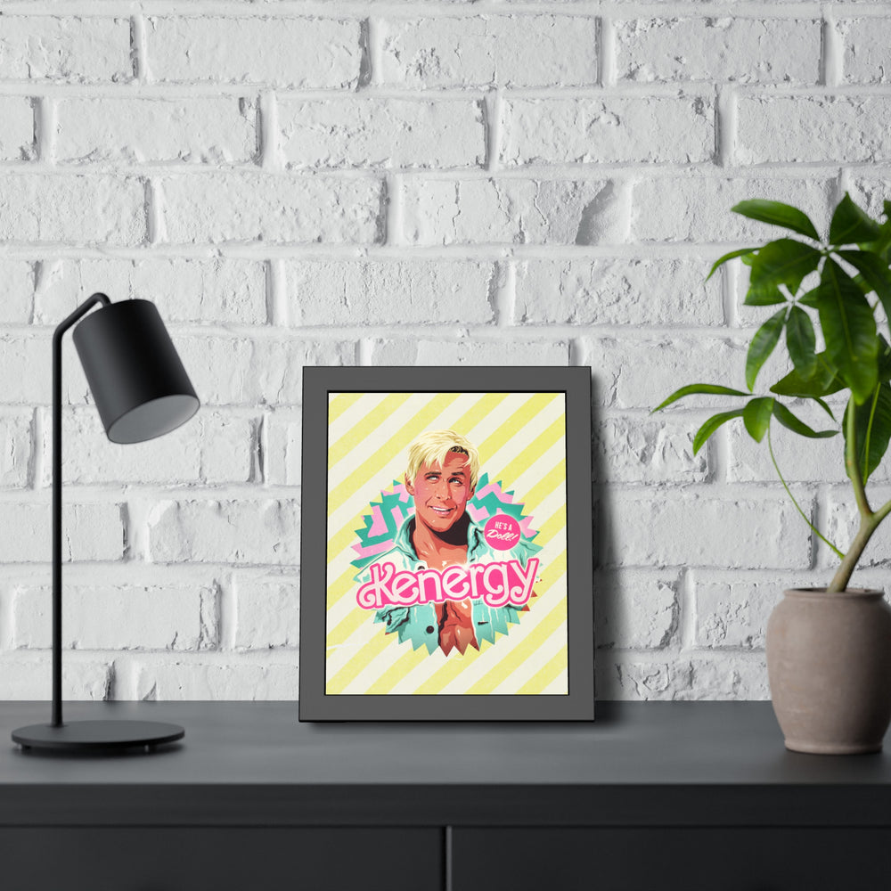 KENERGY [Coloured-BG] - Framed Paper Posters