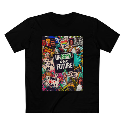 Unfuck Our Future [Australian-Printed] Men's Staple Tee