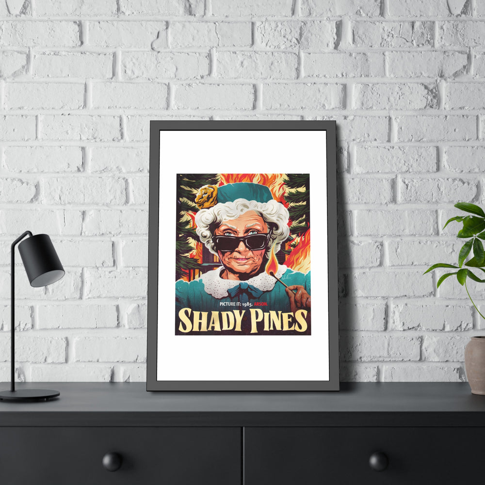 SHADY PINES - Framed Paper Posters