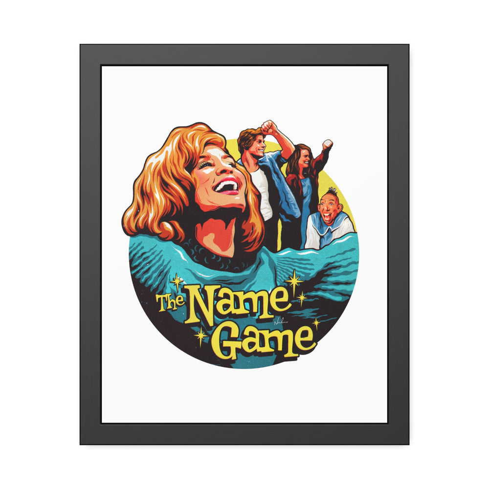 The Name Game - Framed Paper Posters