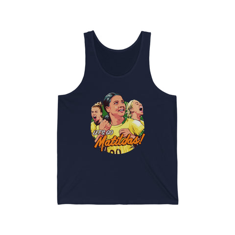Let's Go Matildas! - Unisex Jersey Tank - Unisex Jersey Tank