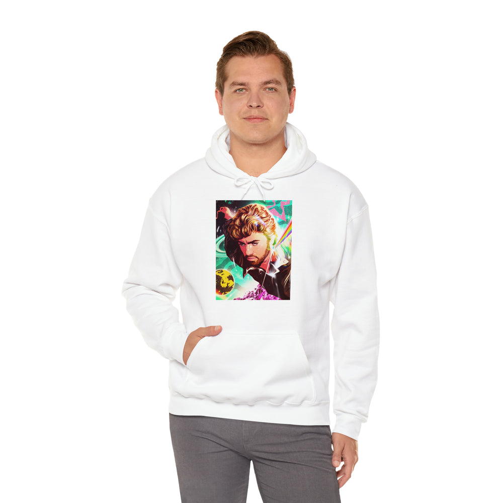 GALACTIC GEORGE [Australian-Printed] - Unisex Heavy Blend™ Hooded Sweatshirt