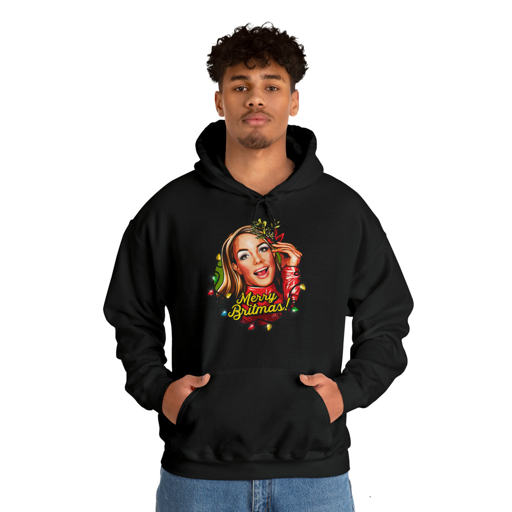 Merry Britmas! [Australian-Printed] - Unisex Heavy Blend™ Hooded Sweatshirt