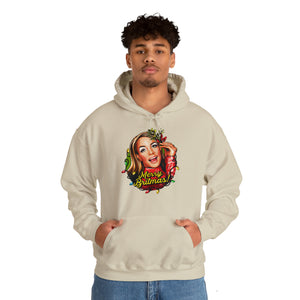 Merry Britmas! [Australian-Printed] - Unisex Heavy Blend™ Hooded Sweatshirt