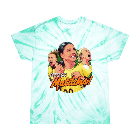 Let's Go Matildas! - Tie-Dye Tee, Cyclone