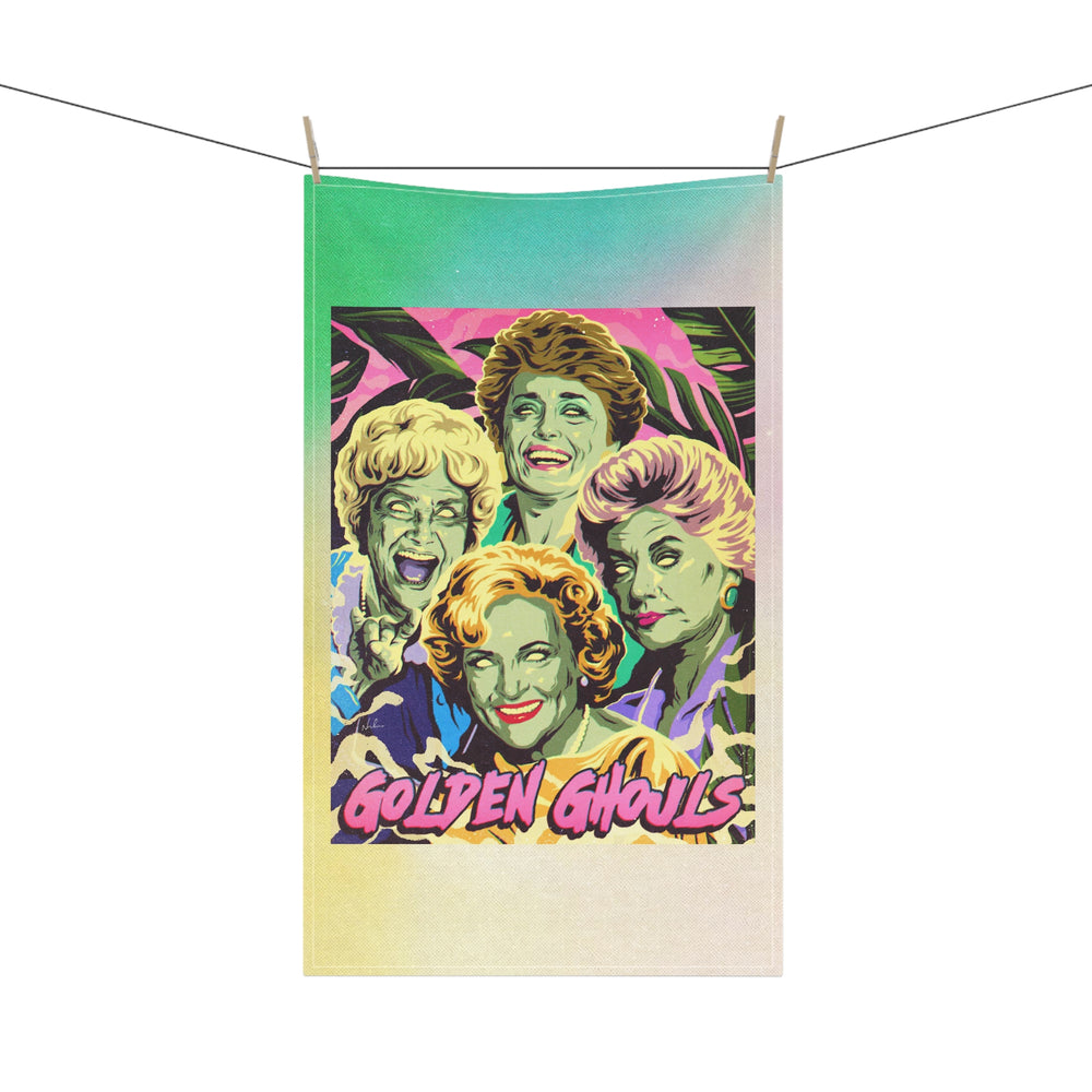 GOLDEN GHOULS - Tea Towel