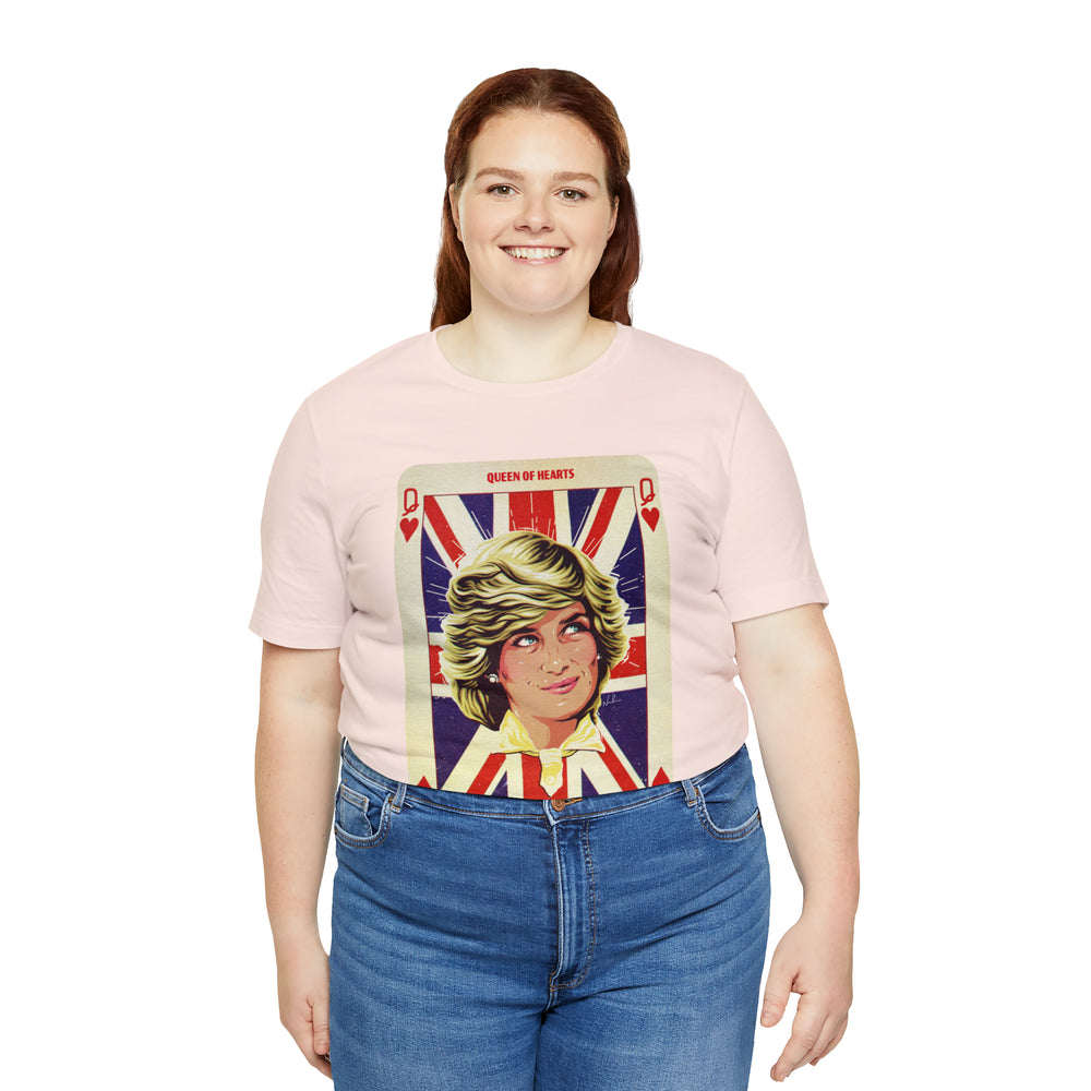 Queen Of Hearts [UK-Printed] - Unisex Jersey Short Sleeve Tee