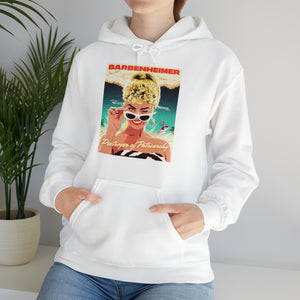 BARBENHEIMER [Australian-Printed] - Unisex Heavy Blend™ Hooded Sweatshirt