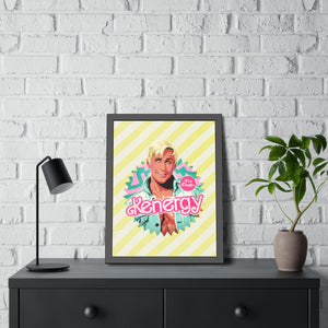 KENERGY [Coloured-BG] - Framed Paper Posters