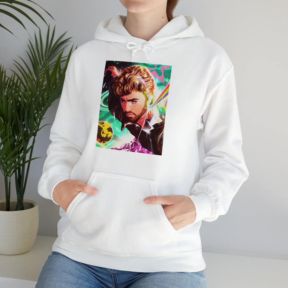 GALACTIC GEORGE [Australian-Printed] - Unisex Heavy Blend™ Hooded Sweatshirt