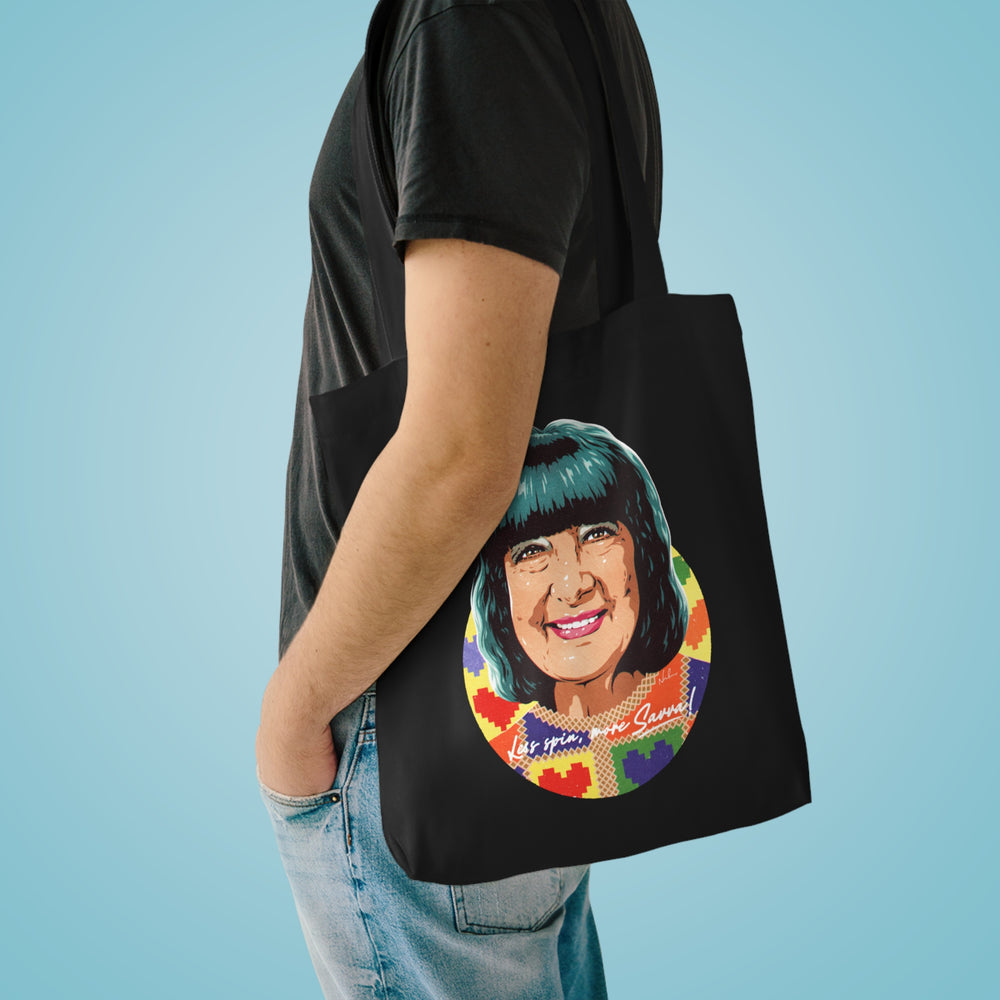Less Spin, More Savva [Australian-Printed] - Cotton Tote Bag
