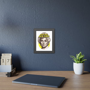 RESTING BEA FACE - Framed Paper Posters