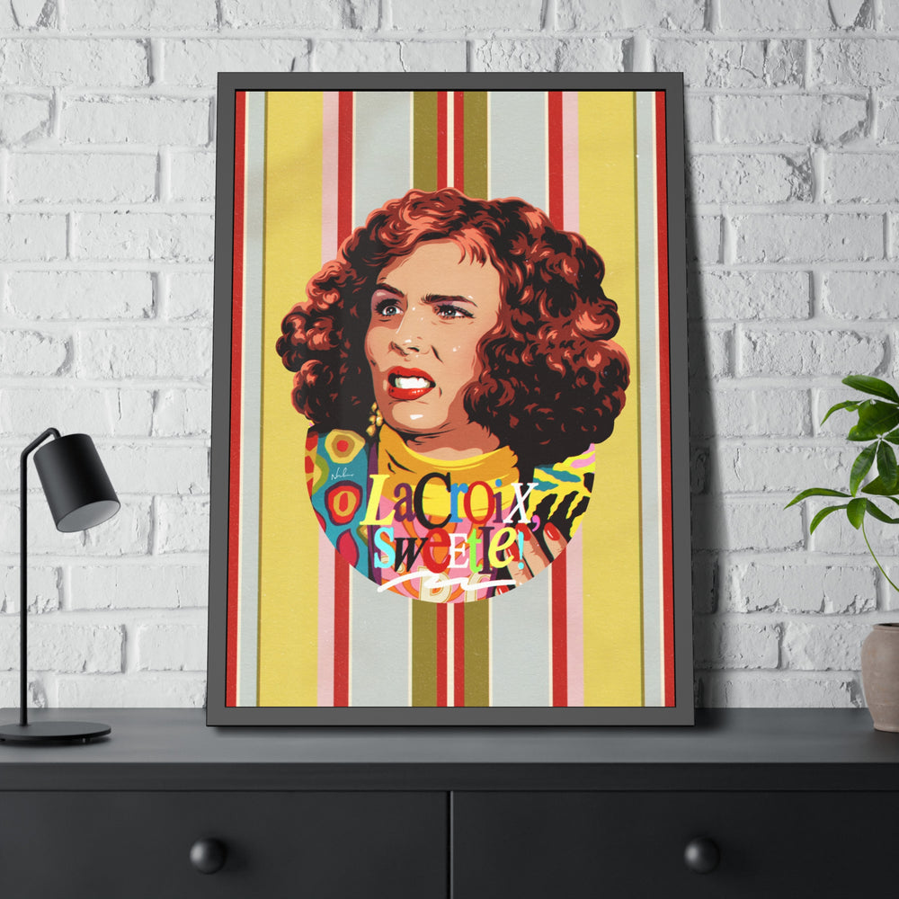 LaCroix, Sweetie! [Coloured-BG] - Framed Paper Posters