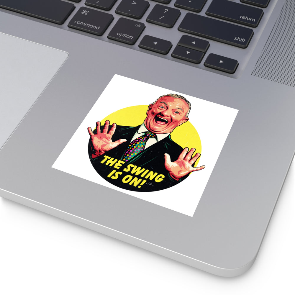 The Swing Is On! [US-Printed] - Square Vinyl Stickers