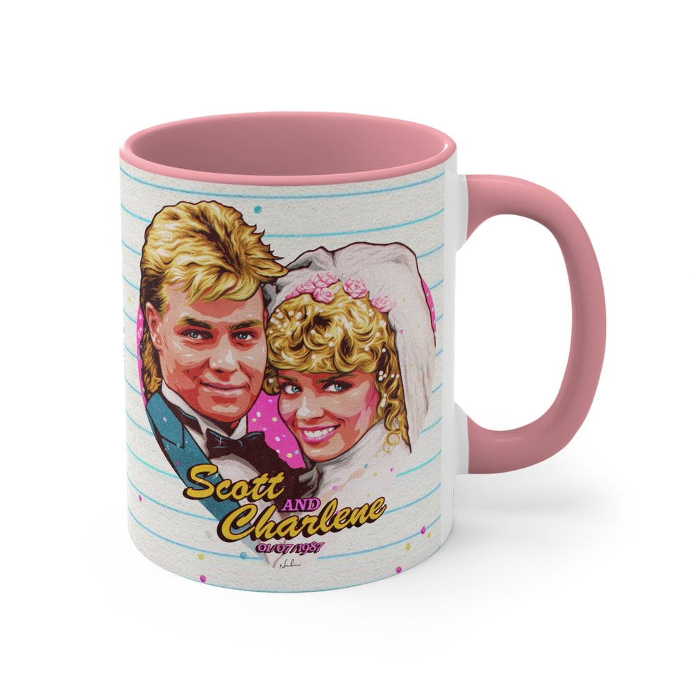 Scott and Charlene - 11oz Accent Mug (Australian Printed)