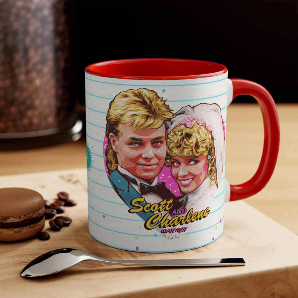 Scott and Charlene - 11oz Accent Mug (Australian Printed)