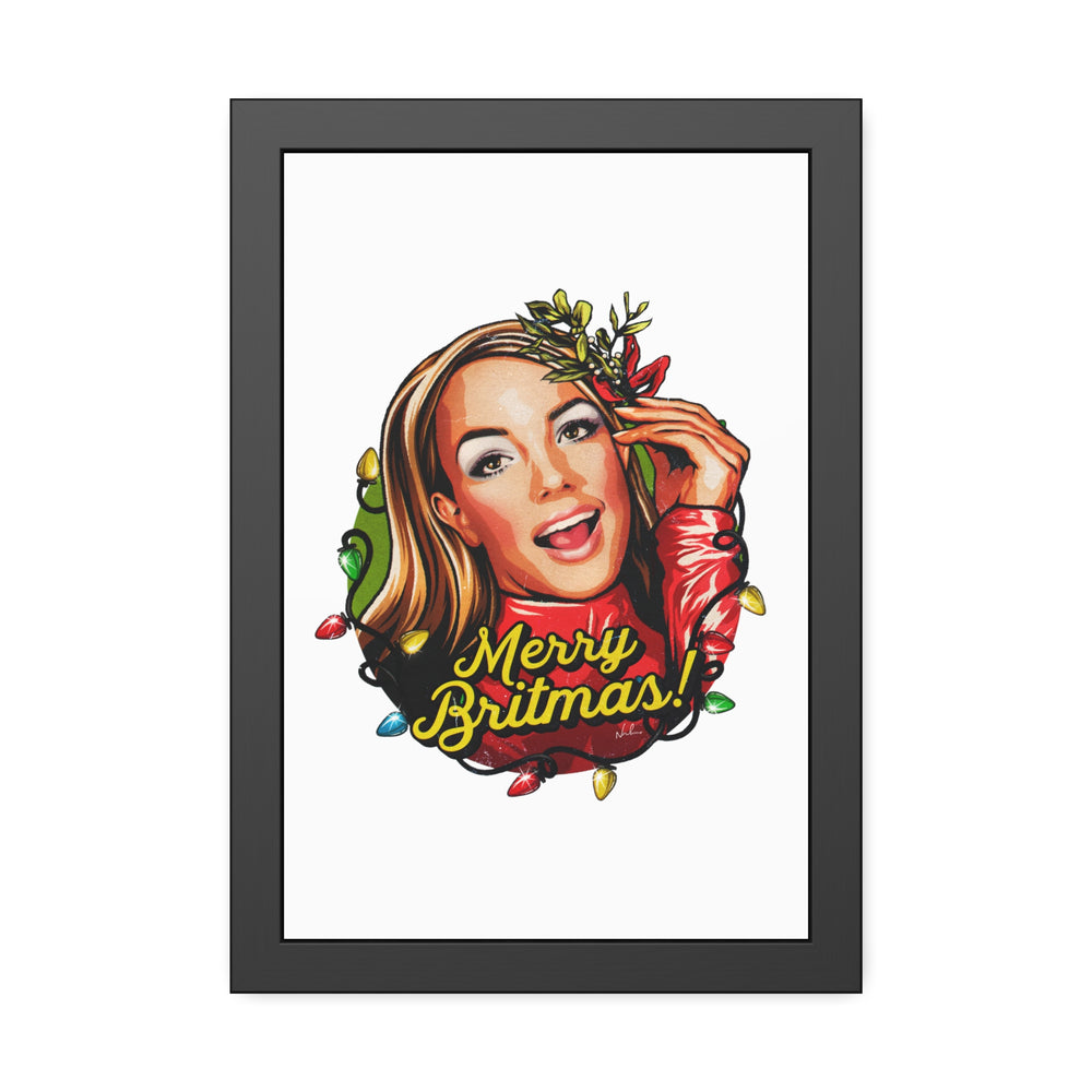 Merry Britmas! - Framed Paper Posters