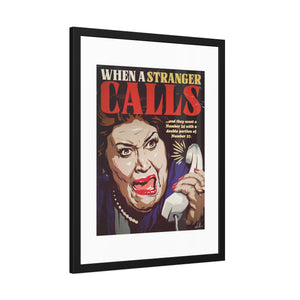 When A Stranger Calls - Framed Paper Posters