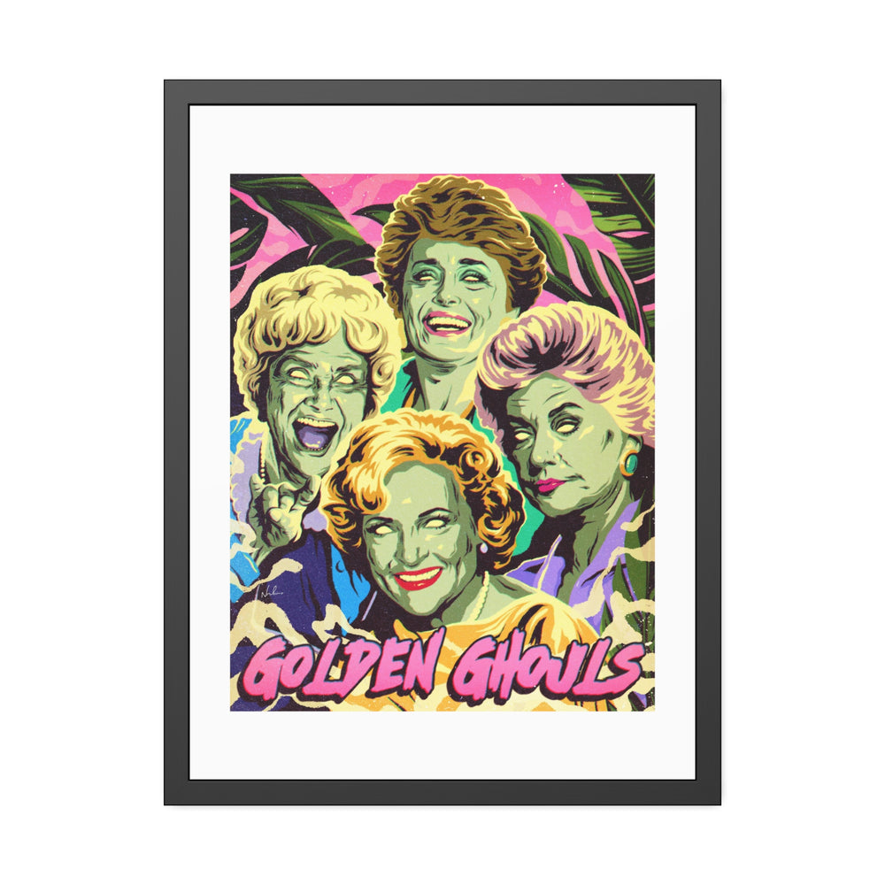 GOLDEN GHOULS - Framed Paper Posters