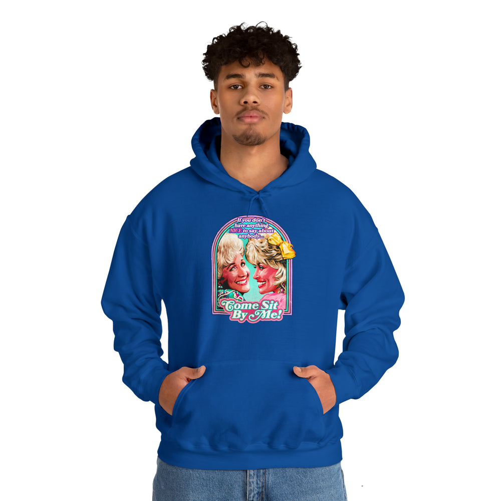 Come Sit By Me! [Australian-Printed] - Unisex Heavy Blend™ Hooded Sweatshirt