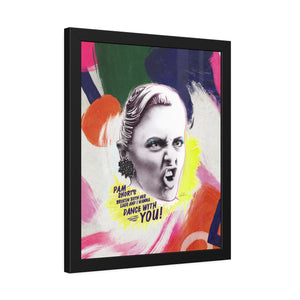 LIZ HOLT [Coloured-BG] - Framed Paper Posters