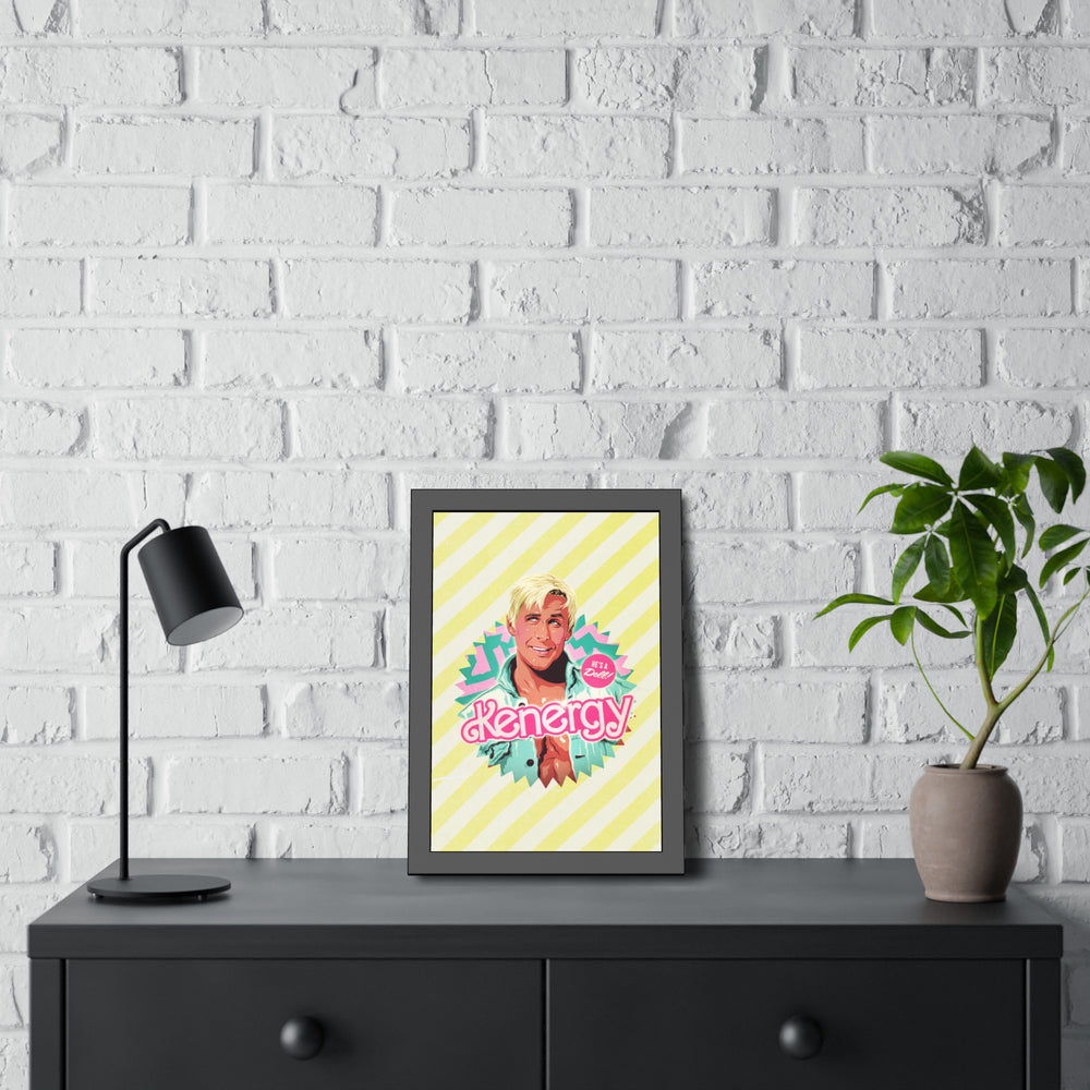 KENERGY [Coloured-BG] - Framed Paper Posters