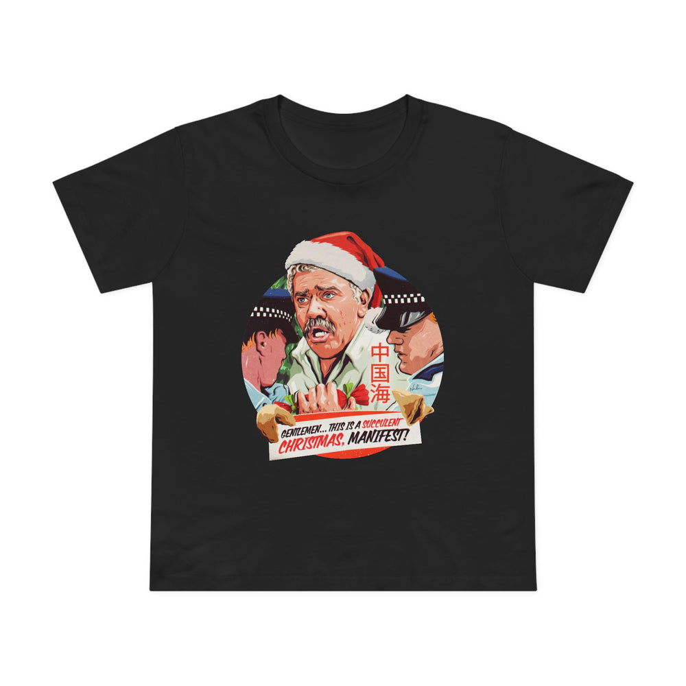 GENTLEMEN... THIS IS A SUCCULENT CHRISTMAS, MANIFEST! [Australian-Printed] - Women’s Maple Tee