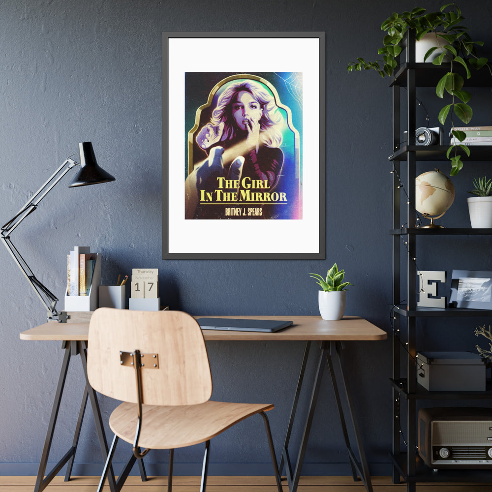 The Girl In The Mirror - Framed Paper Posters