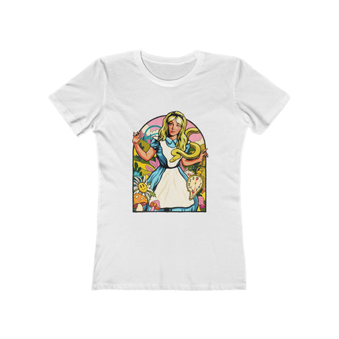 Down The Rabbit Hole [Australian-Printed] - Women's The Boyfriend Tee