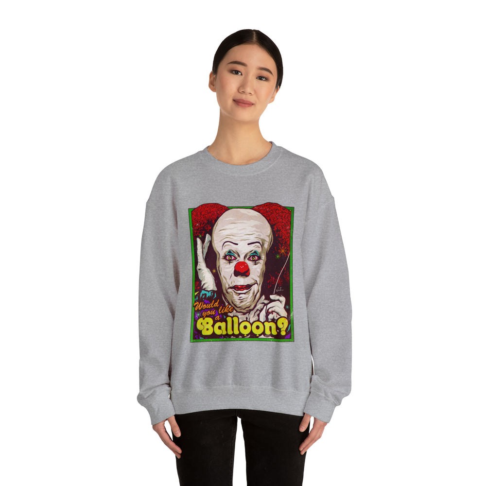 Would You Like A Balloon? [Australian-Printed] - Unisex Heavy Blend™ Crewneck Sweatshirt