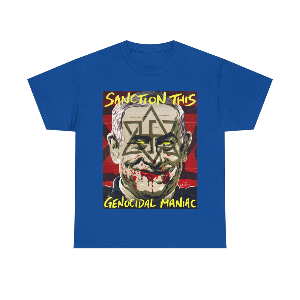 Sanction This Genocidal Maniac [Australian-Printed] - Unisex Heavy Cotton Tee
