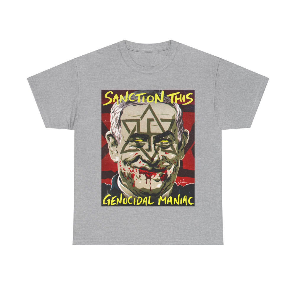 Sanction This Genocidal Maniac [Australian-Printed] - Unisex Heavy Cotton Tee