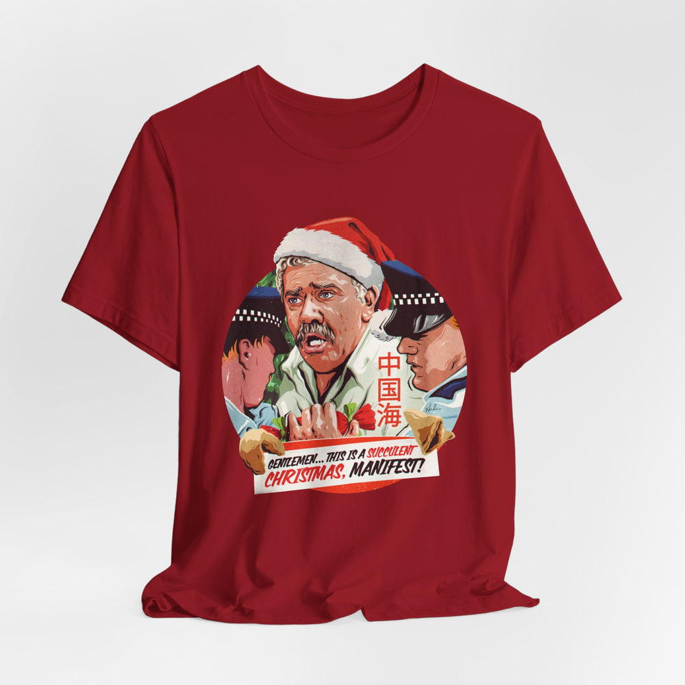 GENTLEMEN... THIS IS A SUCCULENT CHRISTMAS, MANIFEST! [US-Printed] - Unisex Jersey Short Sleeve Tee