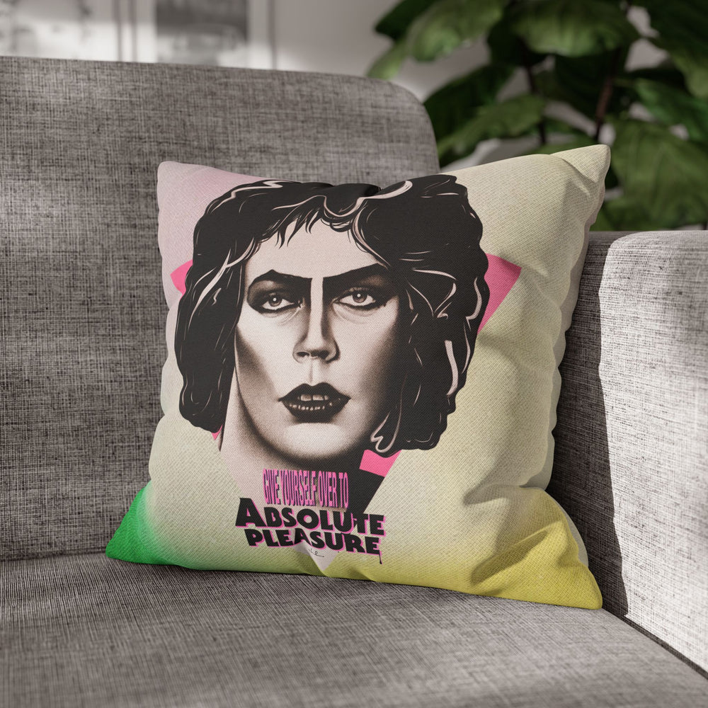 Give Yourself Over To Absolute Pleasure - Spun Polyester Square Pillow Case 16x16" (Slip Only)