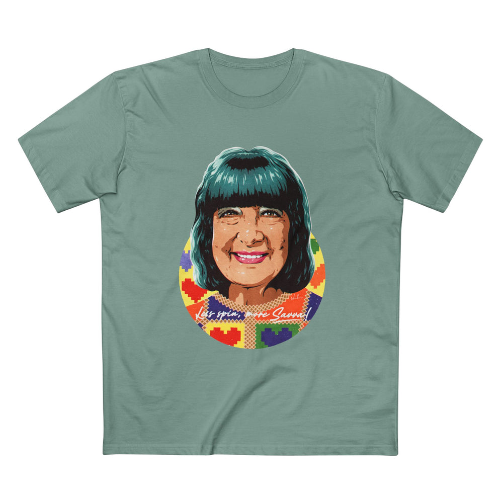 Less Spin, More Savva [Australian-Printed] Men's Staple Tee