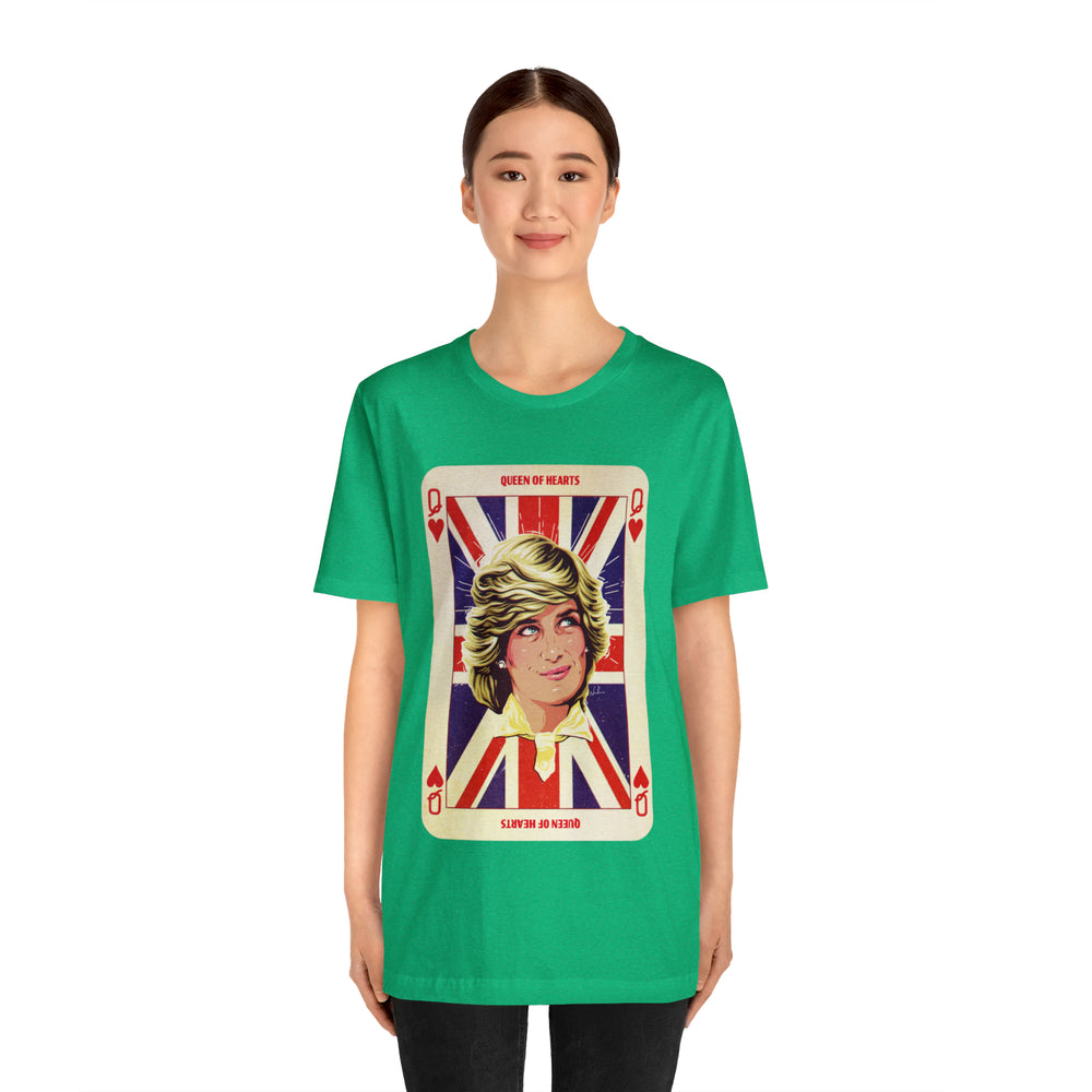 Queen Of Hearts [UK-Printed] - Unisex Jersey Short Sleeve Tee