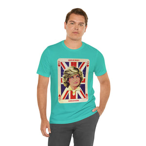 Queen Of Hearts [UK-Printed] - Unisex Jersey Short Sleeve Tee