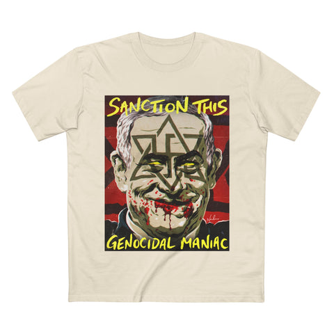 Sanction This Genocidal Maniac [Australian-Printed] Men's Staple Tee