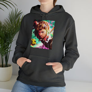 GALACTIC GEORGE [Australian-Printed] - Unisex Heavy Blend™ Hooded Sweatshirt