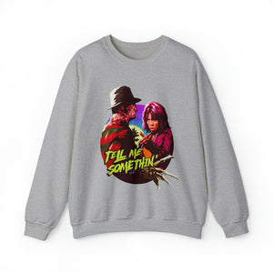 Tell Me Somethin'  [Australian-Printed] - Unisex Heavy Blend™ Crewneck Sweatshirt